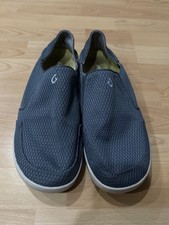OluKai Men's Nohea Mesh Slip-On Shoes in Blue 10188-WGWG US M 11