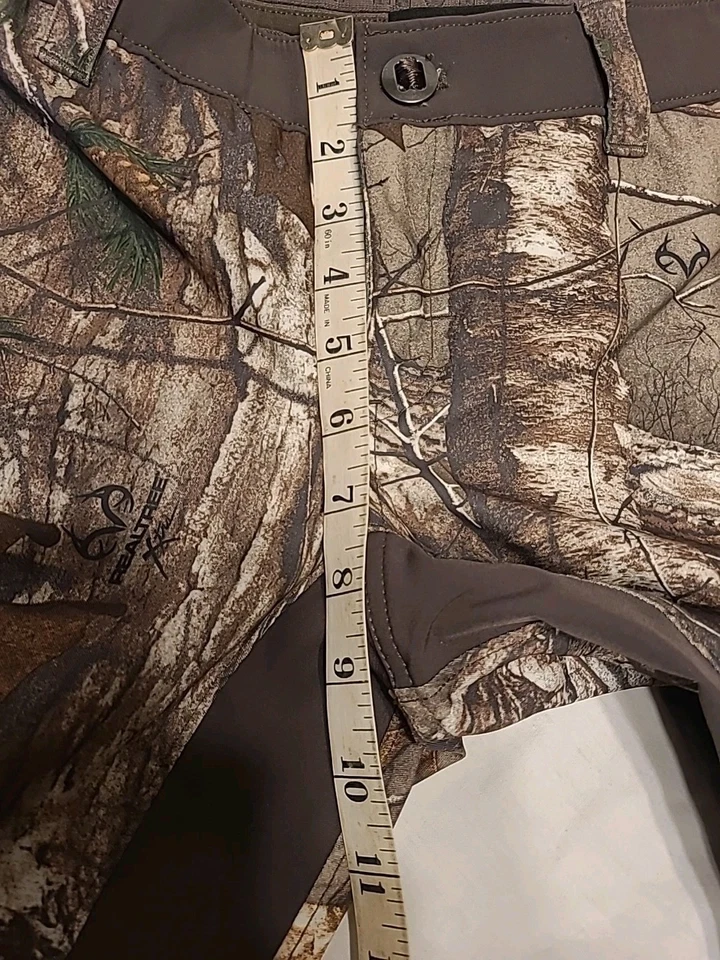 Pantalón Under Armour Storm ajustado camuflaje talla 8 juvenil árbol real RN 96510 Foto 3 de 4