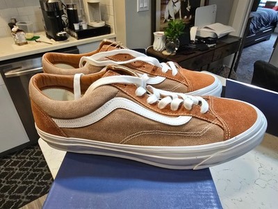 VANS LX Premium Old Skool 36 WASHED BROWN 2025 Men's Skateboarding Shoes 10 NEW