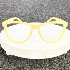 Goodr Sunglasses Frames Care For A Frolic Butter Yellow Square FRAME ONLY