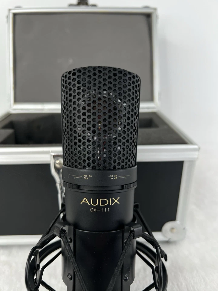 AUDIX CX-111 Studio Recording Microphone Cardioid Condenser Hard Case With Keys - Image 2 of 4