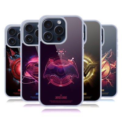 JUSTICE LEAGUE MOVIE LOGOS GEL CASE COMPATIBLE W/ APPLE iPHONE PHONES/MAGSAFE