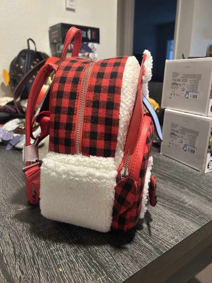 Mini mochila pijama a cuadros Loungefly Disney Winnie The Pooh Eeyore nuevo con etiquetas Foto 2 de 4