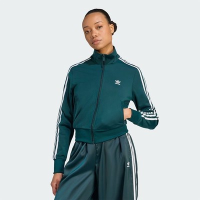 Adidas Originals Womens ADICOLOR FIREBIRD TRACKTOP JACKET JX1484 IVY ASIAN SIZE
