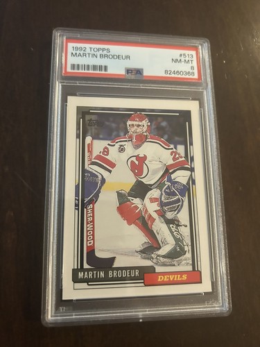 Martin Brodeur #513 1992 Topps card