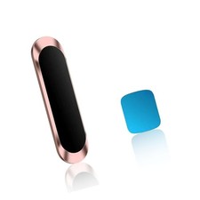 Magnetic Phone Car Mount, Flat Stick on Car Phone Holder with Metal Plate for...