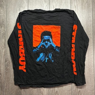 The Weeknd XO Starboy Arena Tour Long Sleeve T-Shirt Double Sided XL Legend