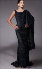 Alyce Paris 27772 - Elegant Scoop Neck Beaded Tulle Gown, Midnight