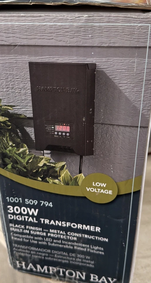 HAMPTON BAY DIY-300PS LOW-VOLTAGE 300W LANDSCAPE LIGHTING TRANSFORMER, DD SENSOR - Image 2 of 4