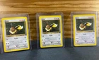 Pokemon Team Rocket Eevee 55/82 Lot Of 3 WOTC Vintage LP-NM Cards