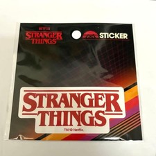 STRANGER THINGS Logo Sticker Netflix Official Goods Brand New