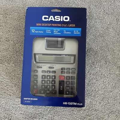 Casio HR-150TM Plus mini desktop printing calculator