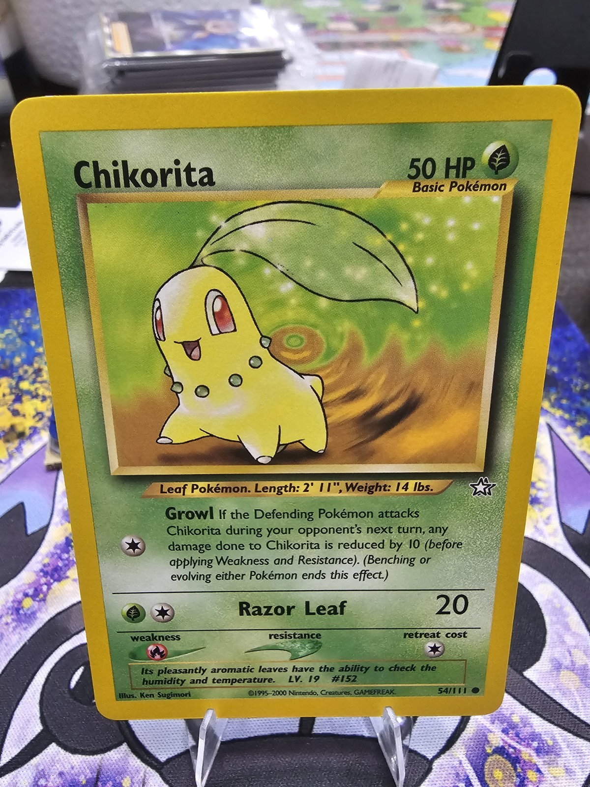 CHIKORITA - 54/111 - Neo Genesis - Pokemon Card - NM