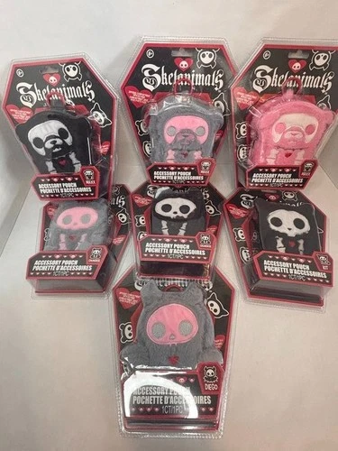 Skelanimals Accessory Pouches with Keyring - product listing photo
