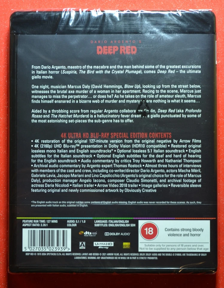 New & Sealed  Deep Red 4K Arrow Video - Image 3 of 4