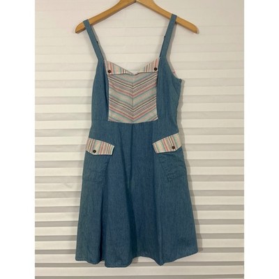chinese dress ladies Threadbare Women's Mono Check A-Line Mini Pinafore Dress