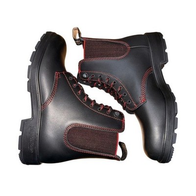 NEW Blundstone Lace-Up Boots Womens AU 6.5/ US 9.5 Black Leather Contrast Stitch