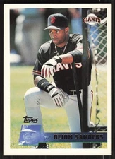 Deion Sanders, 1996 Topps, #315, San Francisco Giants,