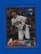 2018 TOPPS CHROME - ROOKIE (OZZIE ALBIES) #72.