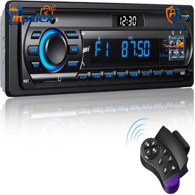 RDS Autoradio Bluetooth 1 Din FM AM 30 Sender 7 Farben 9-24V Universal