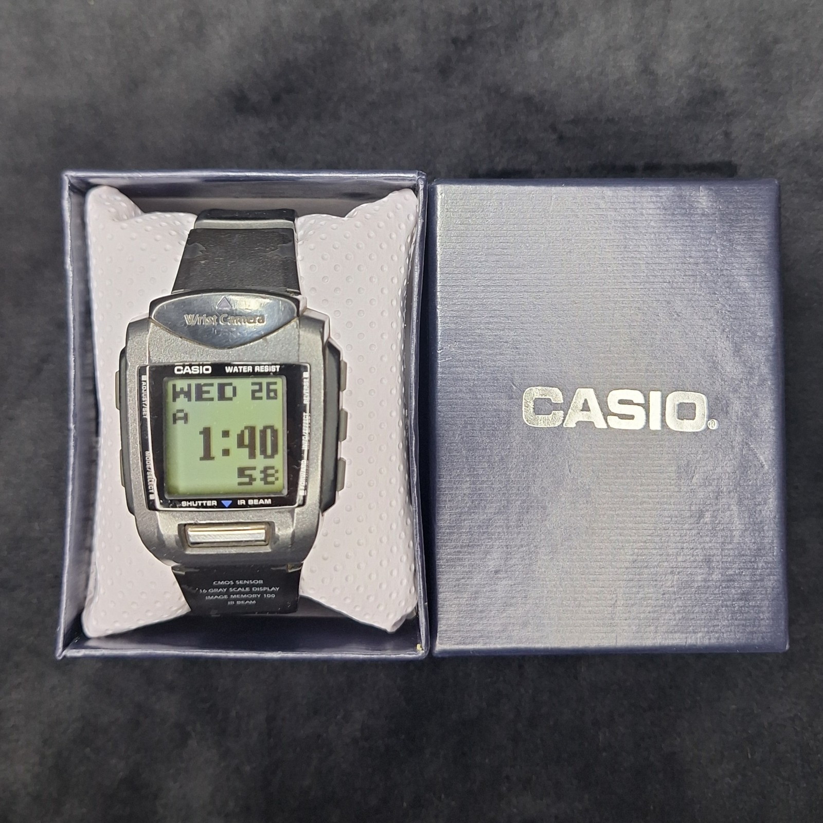 CASIO Wrist Camera Watch WQV-1 2220 Module Digital Vintage CASIO Wrist Camera Watch WQV-1 2220 Module Digital Vintage