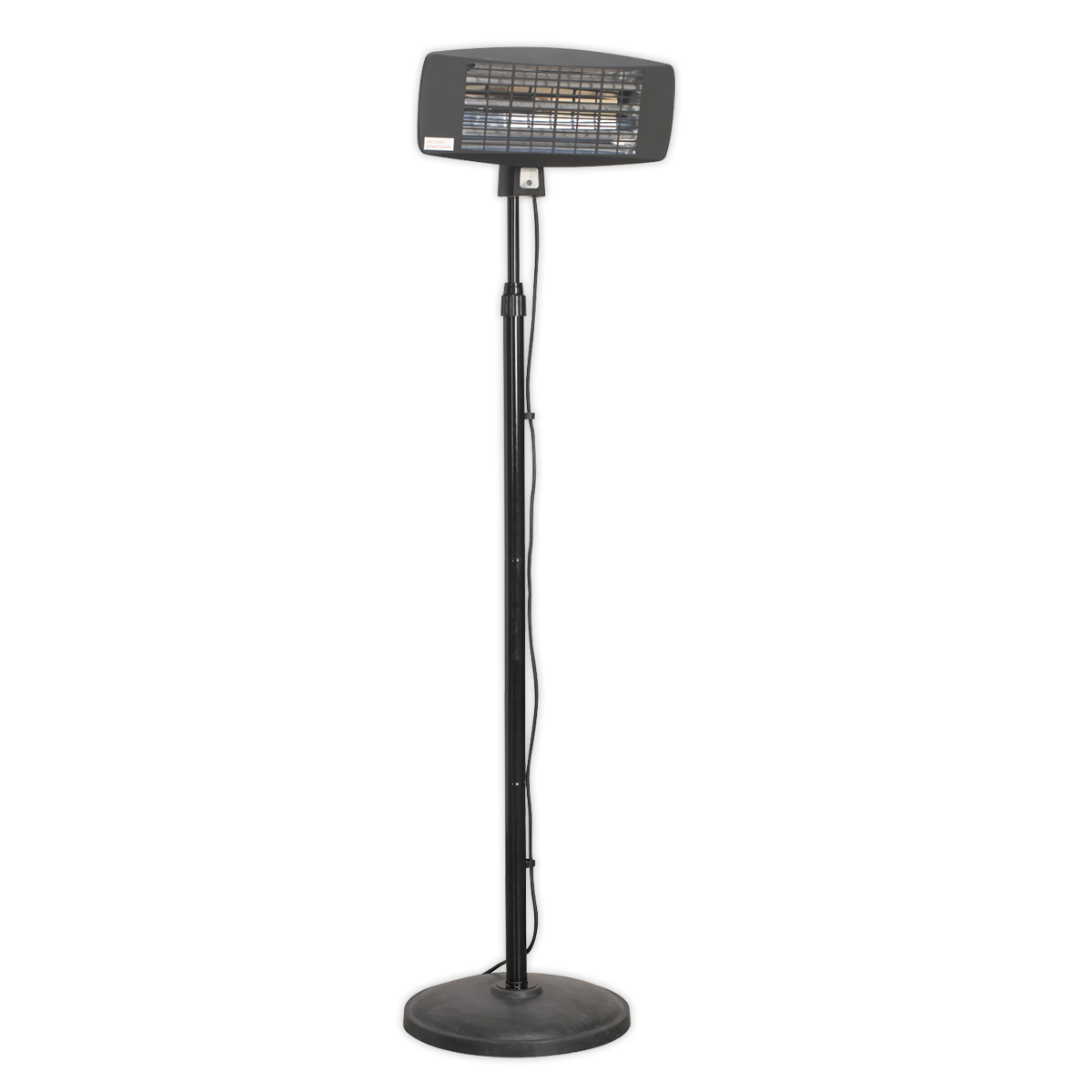 Infrared Quartz Patio Heater with Telescopic Floor Stand 2000W/230V