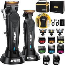 Hair Clippers for Men Professional, Barber Clippers and Trimmers Set, Cordless H