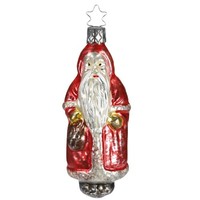 Nostalgischer Santa 10,5Cm Nostalgia Inge-Glas® Manufaktur Christbaumschmuck