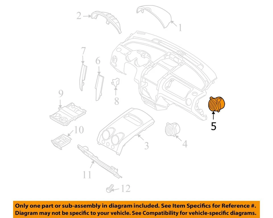Chevrolet Aveo5 2006-2008 carrocería parrilla aveo si air otlt *s 96419160 - nuevo OEM Foto 2 de 3