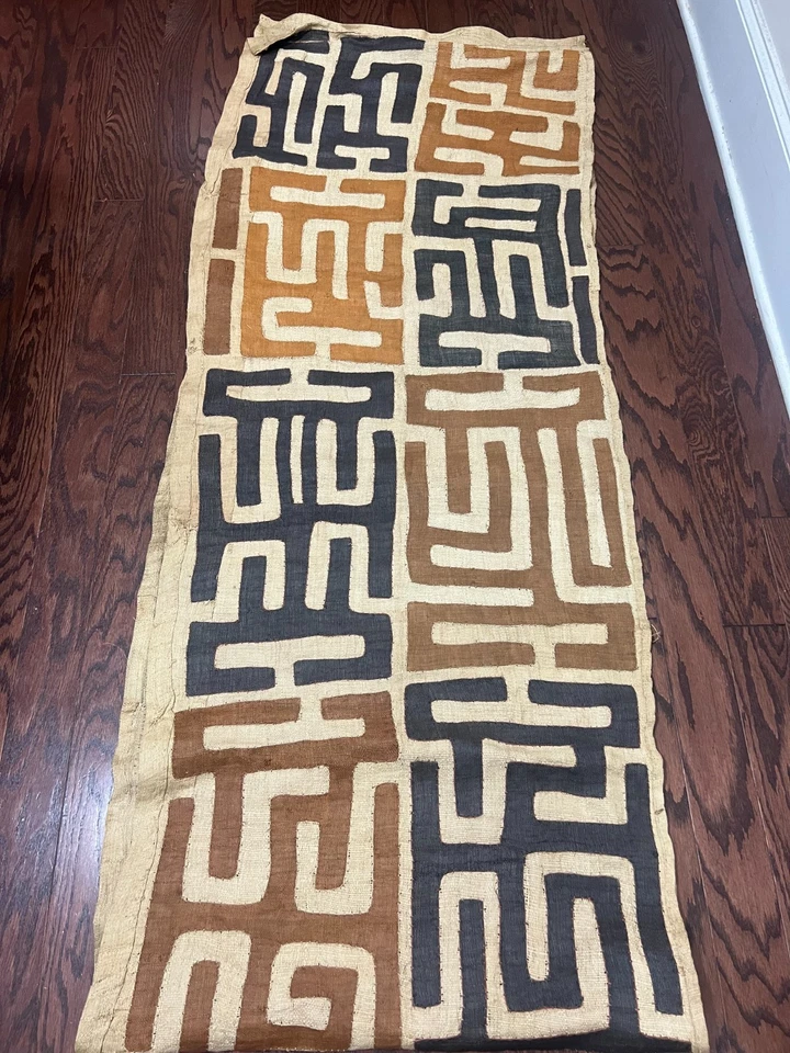 tela genuina de rafia africana (Congo) Cuba de 10 pies, tejido natural hecho a mano Foto 2 de 4