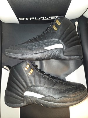 Air Jordan 12 Retro Black Gold 2016 Men\'s Size 7 130690-013‎ Pre-Owned Jordan 12 Retro  main image 2