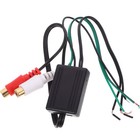  Speaker Wire to Rca Adapter Subwoofer Connector Line Converter Car Audio