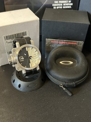 Genuine Oakley Watch Gearbox Brushed Grey 10-063