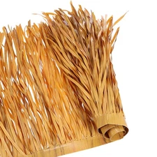 40" x 24" Artificial Palm Straw Rolls for Garden, Twisted Vine Artificial Grass