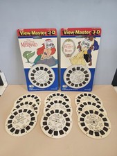 5 Sets~90s~DISNEY VIEWMASTER 3D REELS~Little Mermaid~Beauty & Beast~Aladdin~TMNT