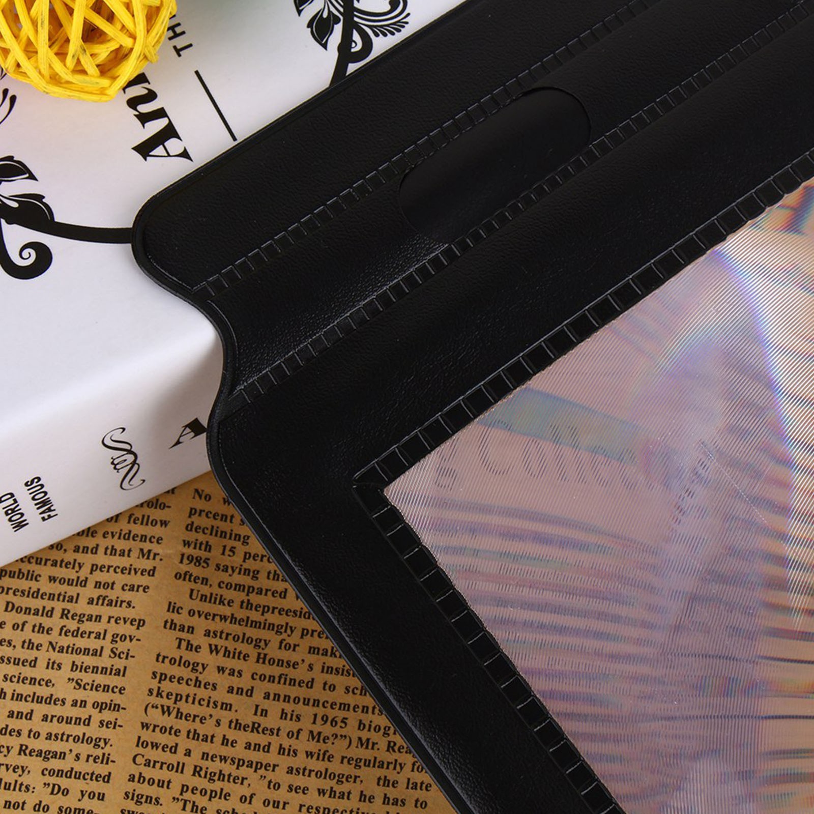 A4 Full Page 3x Magnifier Sheet Large Reading Aid For Books