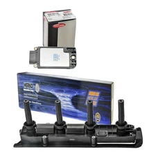 Ignition Coil Pack: Herko B216 Ignition Coil + OEM GN10112 ICM For Chevrolet