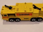 Hot Wheels Yellow Airport Rescue Fire Department Truck Hong Kong 1979 Vintage