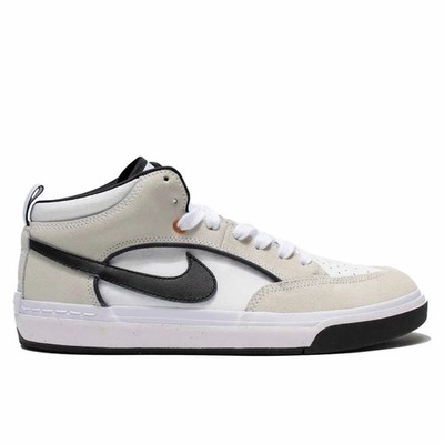 Nike SB React Leo White Black DX4361-100 (D)(131) Men's Shoes