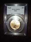 2004 $25 Gold eagle Coin Graded PCGS MS70.