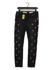 Pilcro And The Letterpress Women's Jeans W 28 in Black Cotton
