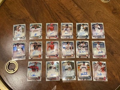 (17)  25 Bowman Chrome Draft 1st Top Prospects Autos - Get Them All!