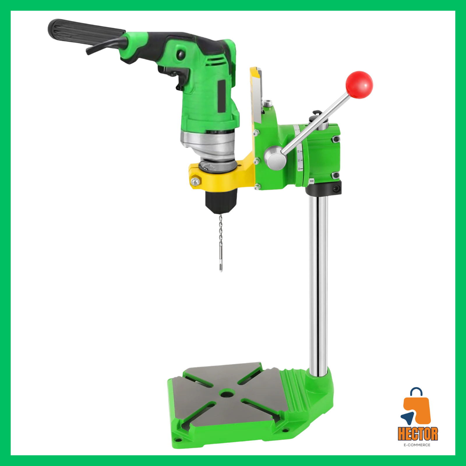 Presse de perçage support perceuse colonne 90° réglable étau établi 38mm 43mm