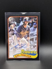 2024 Topps - 1989 Topps Baseball Autographs Sal Frelick #89BA-SF Black /199