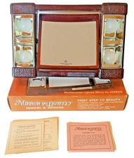 Jerdon Mirror Go Lightly Mirror Magnifed 3x Tortoise Shell Lighted 2 Side Travel