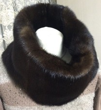 Echt Pelz Kragen Echt Nerz Für Jacke Mantel Stola Schal Schlauchschal