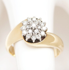 Brillantring 14 Karat 585 Gold Brillanten ca....