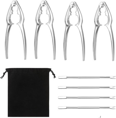 8 Pcs Seafood Tool Set,Crab Crackers and Tools Set,Crab Leg Cracker Tool