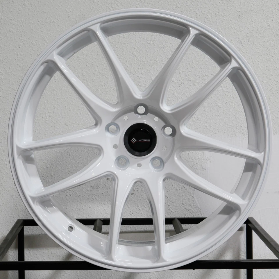 Vor TR4 18x8,5 5x114,3 35 ruedas blancas (4) 73,1 llantas de 18" pulgadas Foto 3 de 4