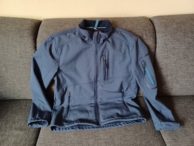 Crane, Softshelljacke Herren, Blau, Langarm, Gr. L (52/54)